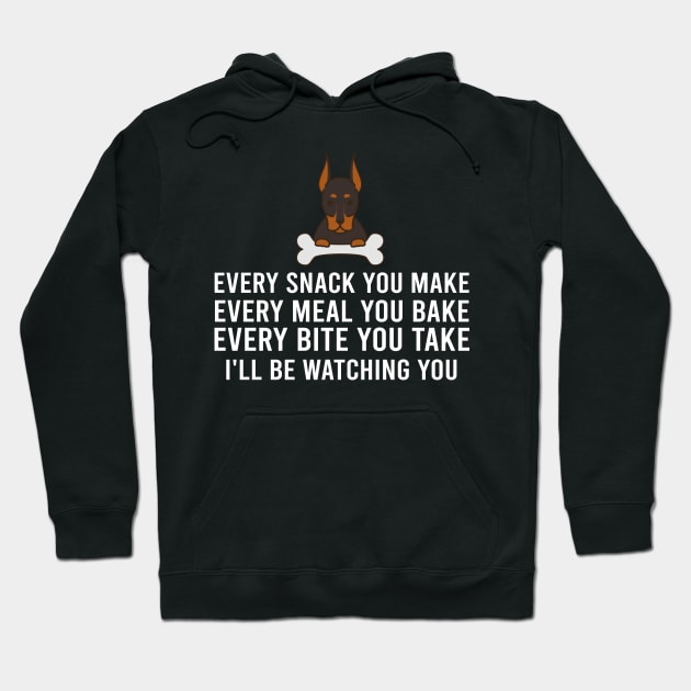 Every Meal You Bake Reflecting the Grace of Doberman Pinschers Hoodie by Crazy Frog GREEN